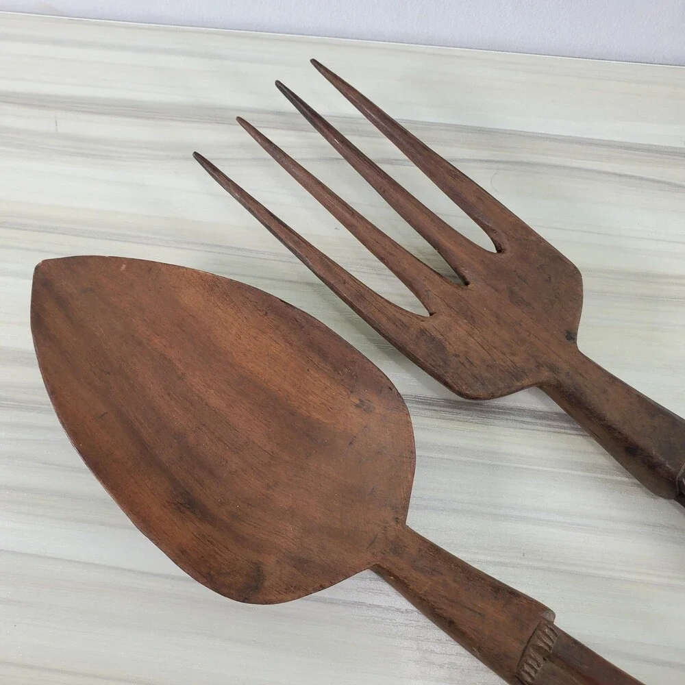 Handcrafted carved wood