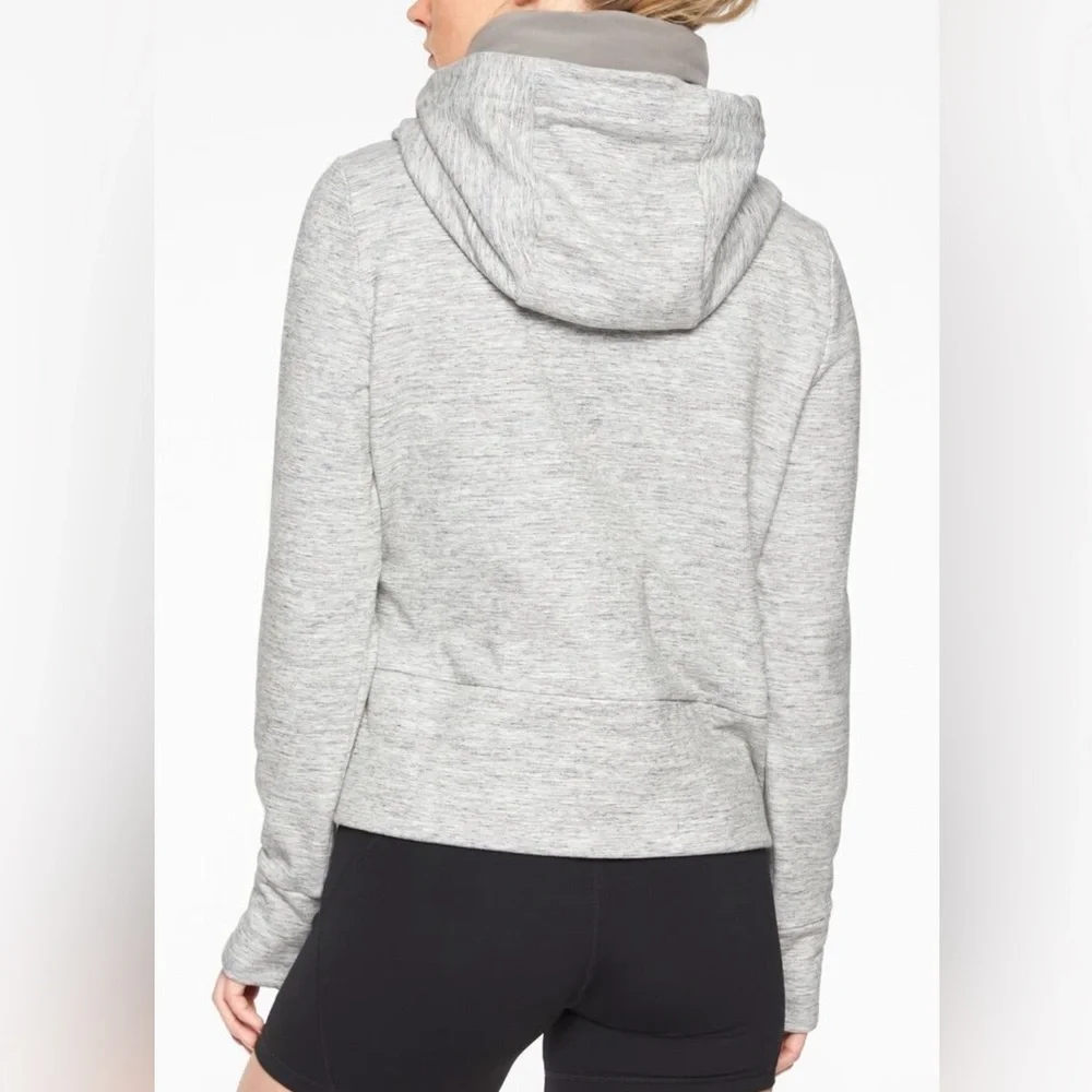Athleta Victory Primaloft Hoodie Women's Size Small Gray