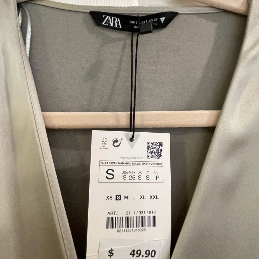 Zara elegant satin