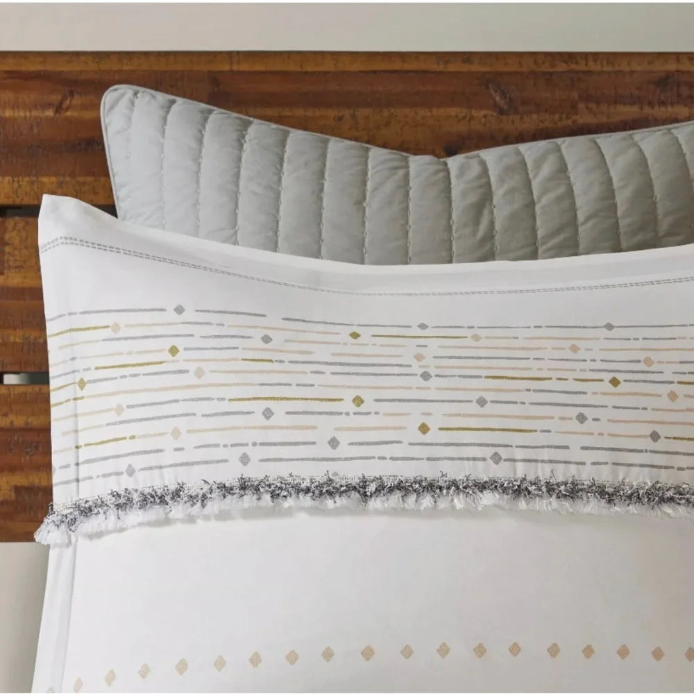 Ink+Ivy printed duvet cotton