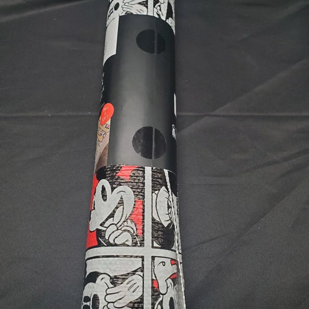 BN Set of 3 Disney Mickey Mouse Non Adhesive Shelf Liner- 18 in x 10 ft