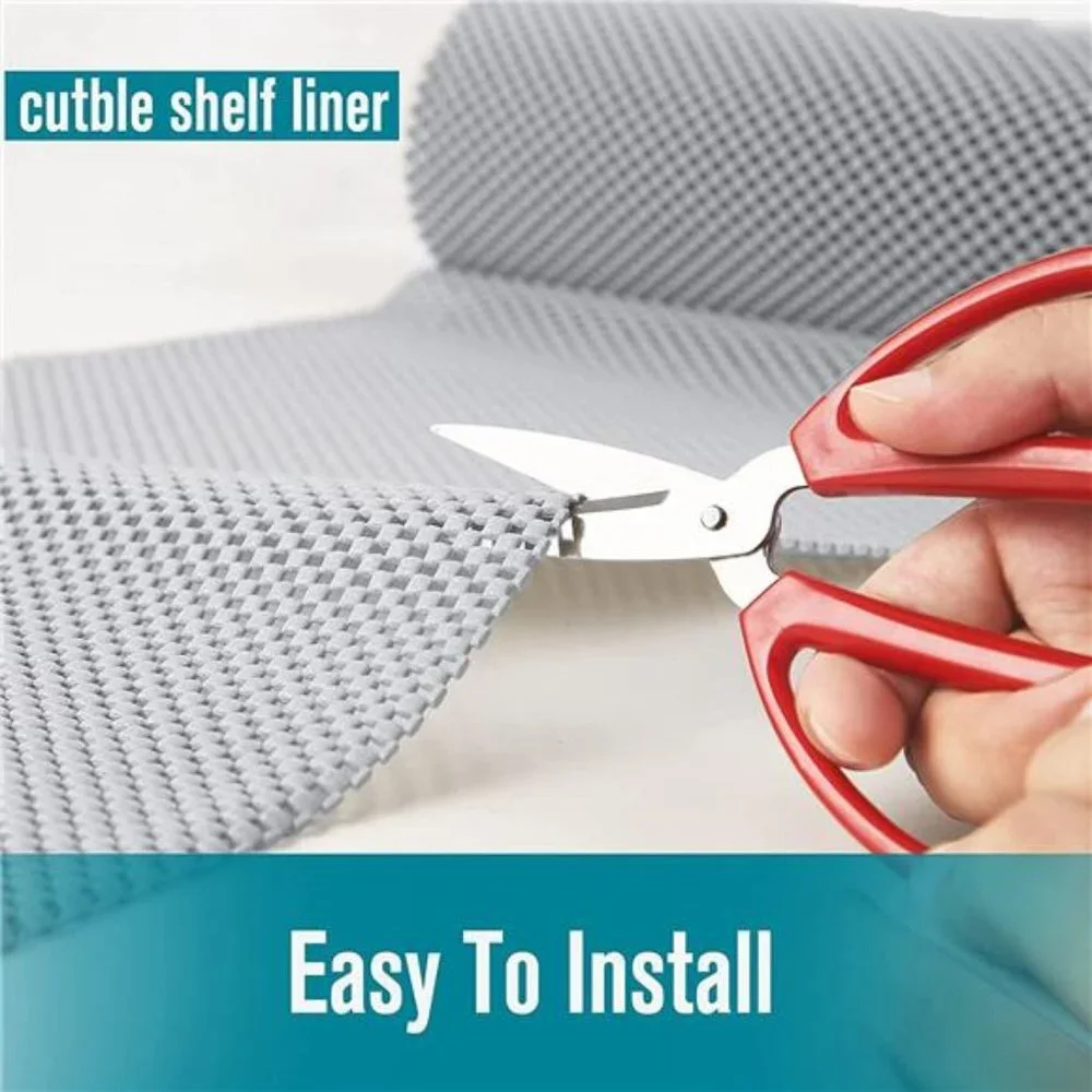Shelf Cabinet Liner, Drawer Liners Non-Adhesive 12 in X 20 Ft, Strong Grip