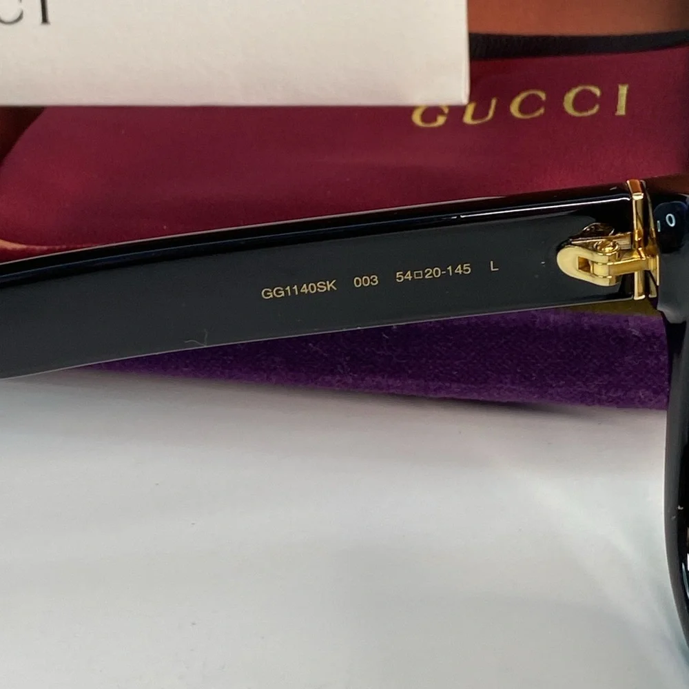 💯- Gucci New Authentic GG1140SK 003 Men sunglasses