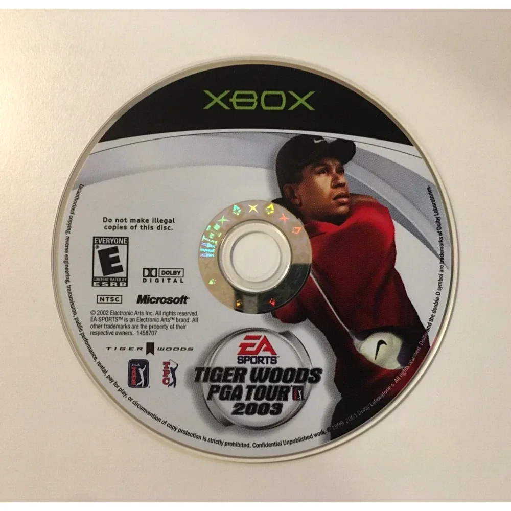 Tiger Woods 2003 (Microsoft Xbox, 2002) Golf - EA Sports - Game Disc Only