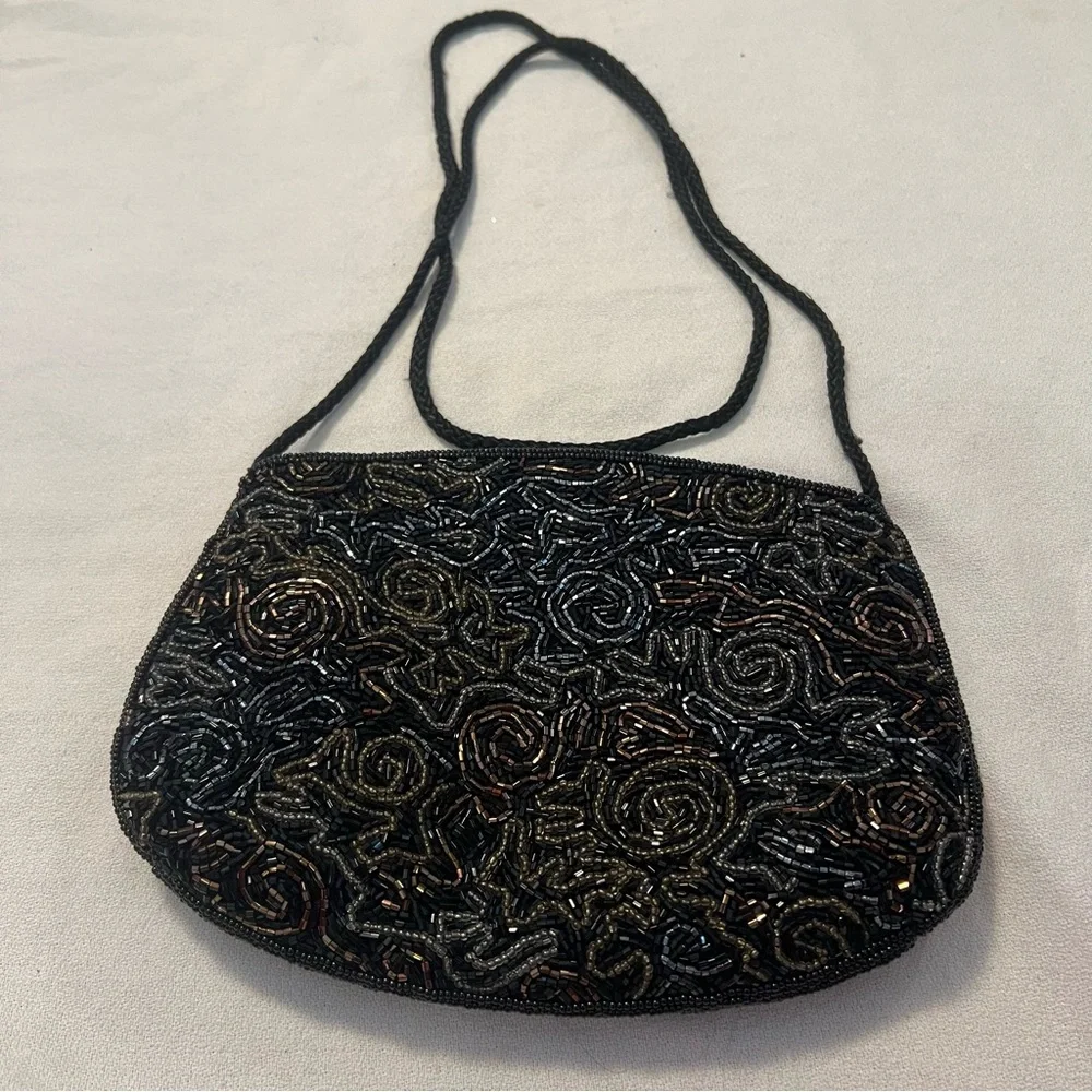 COPY - Y2K front glass colorful beaded crossbody/bag.