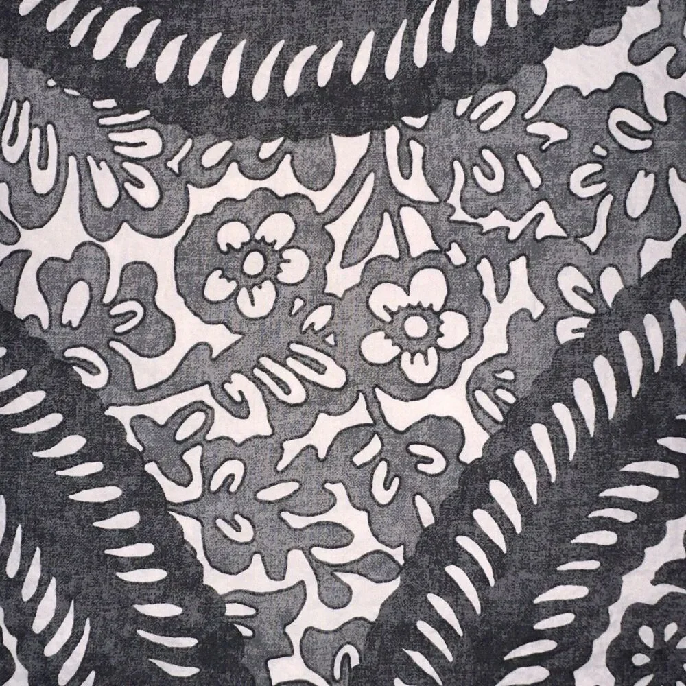 Pottery Barn Nora Medallion European Pillow Sham Cotton Gray Cotton