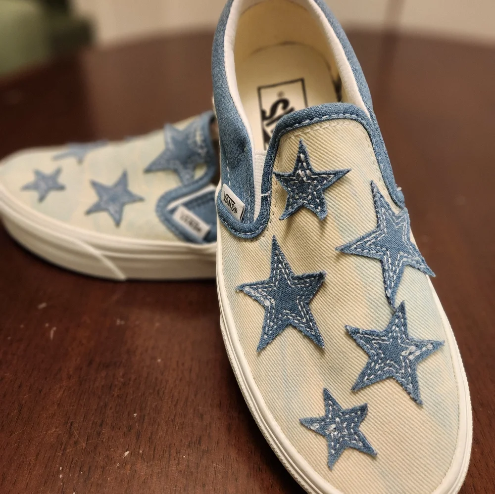Vans slip blue