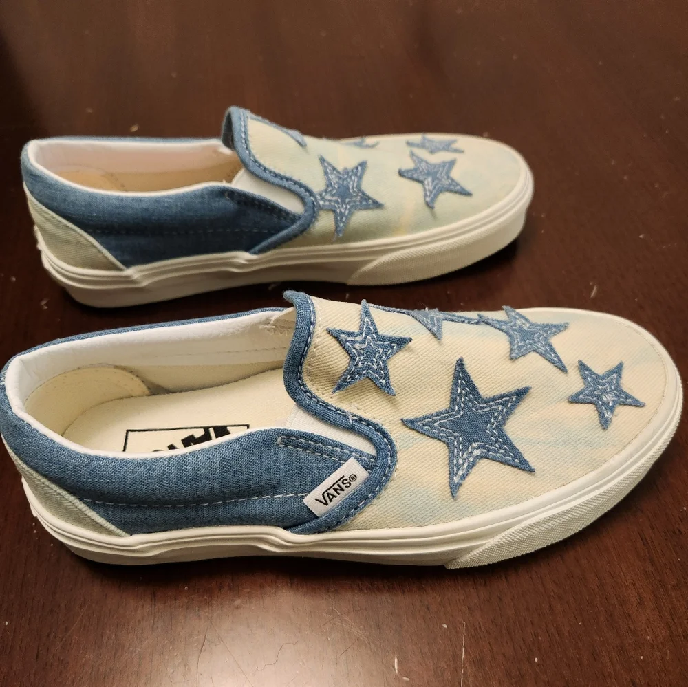 Vans slip blue