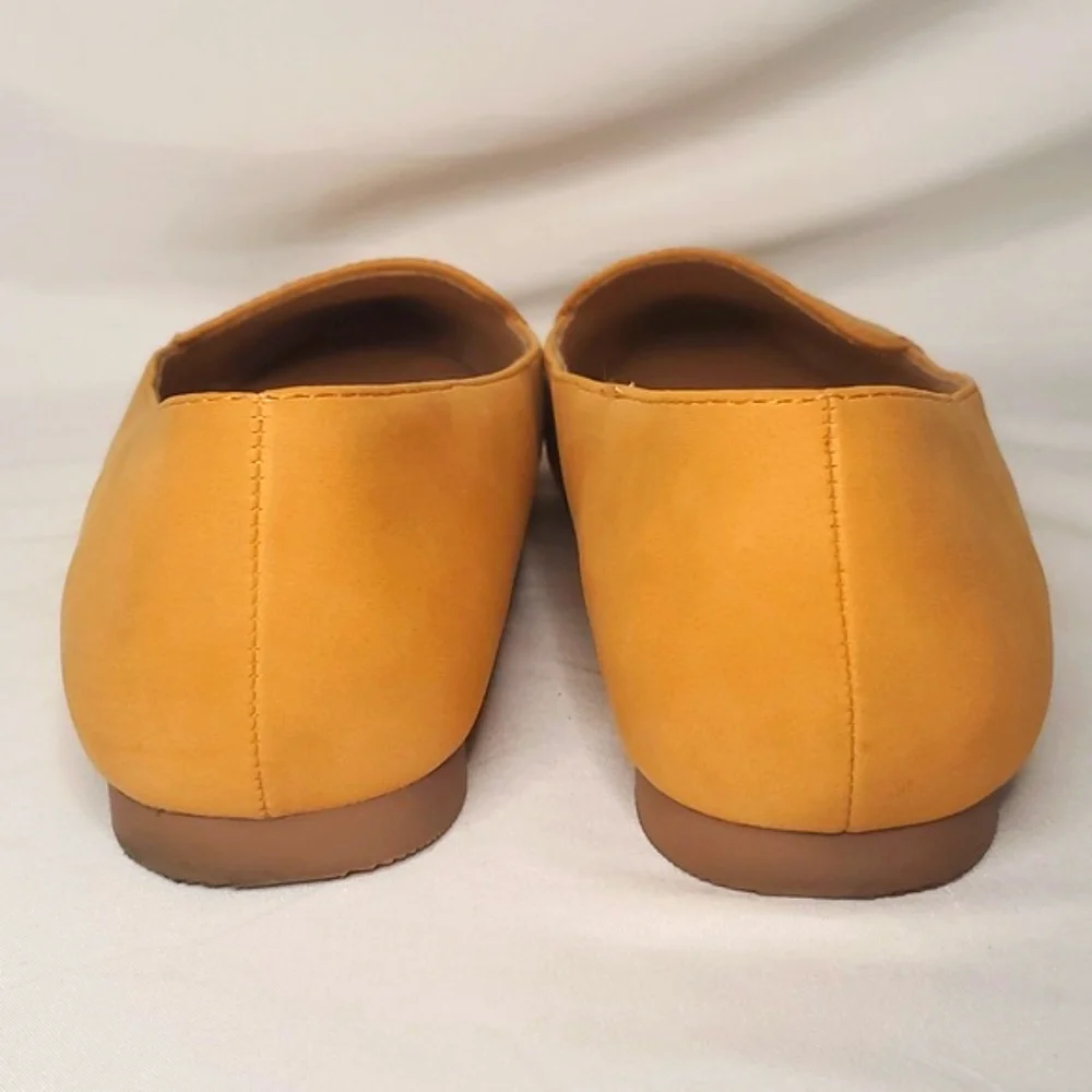 Shoes Flats Coconuts by Matisse Yellow Pointed Toe Spring Easter Casual