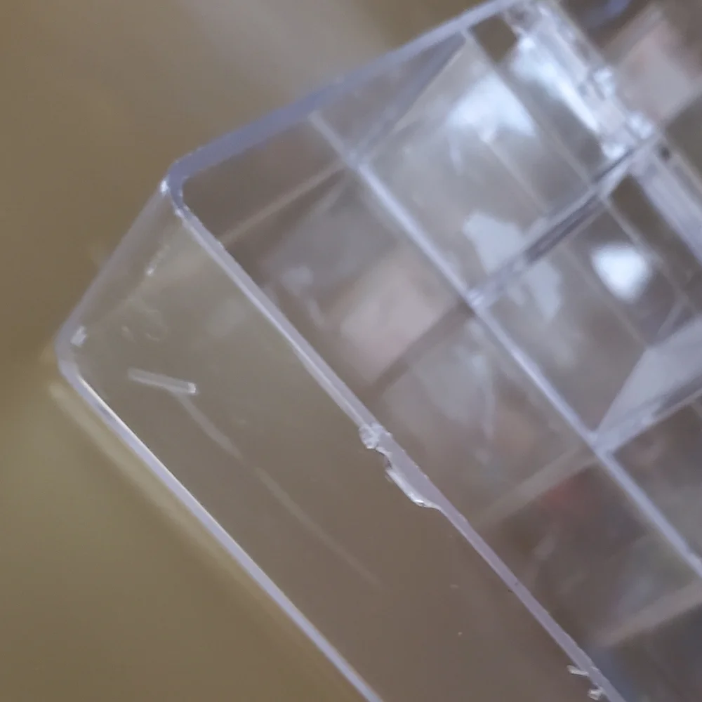 The Container Store transparent organizer
