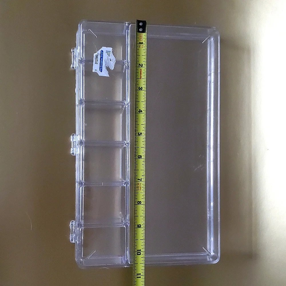 The Container Store transparent organizer