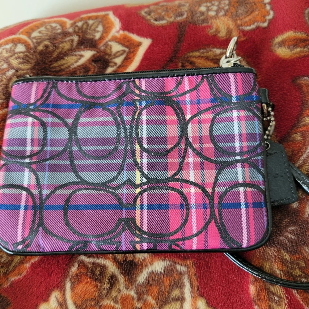 Coach poppy tartan