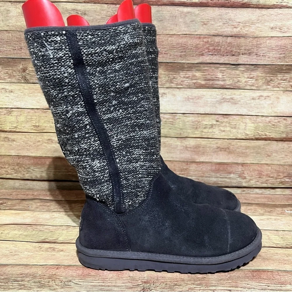 UGG grey whipstitch