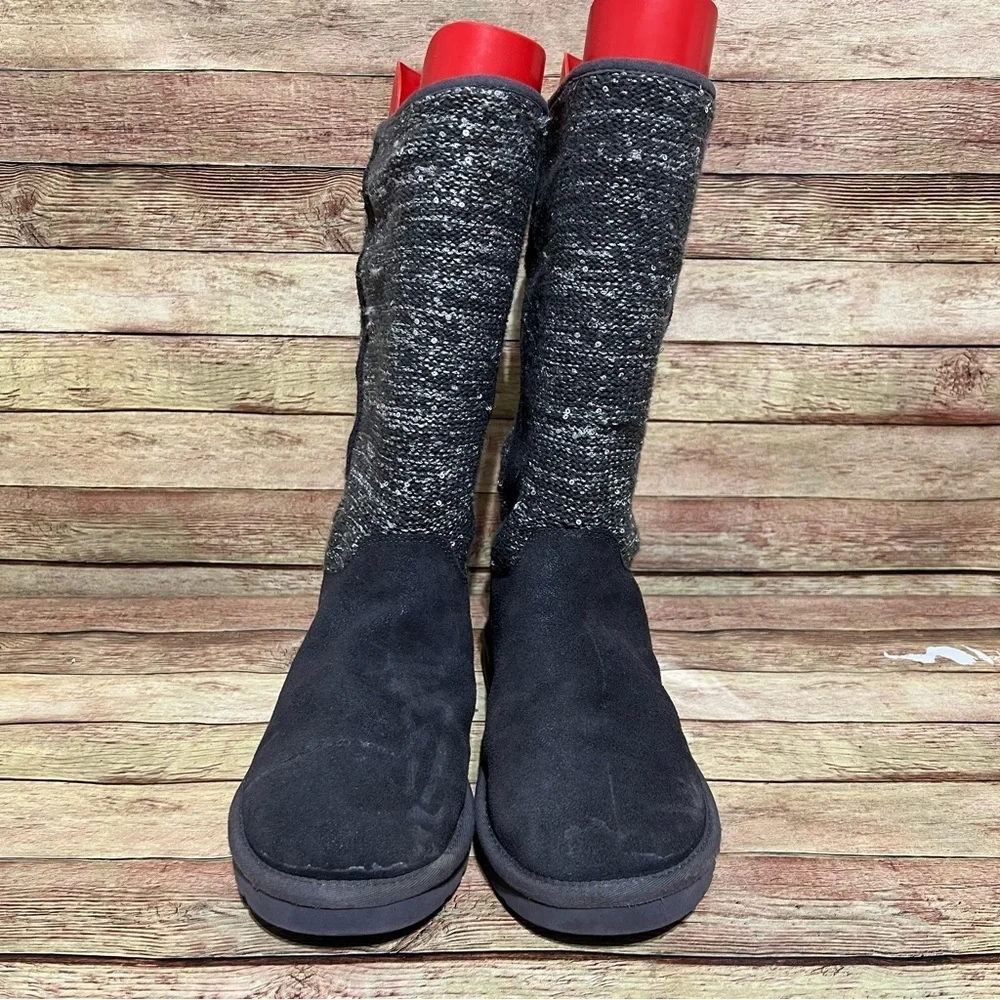 UGG grey whipstitch