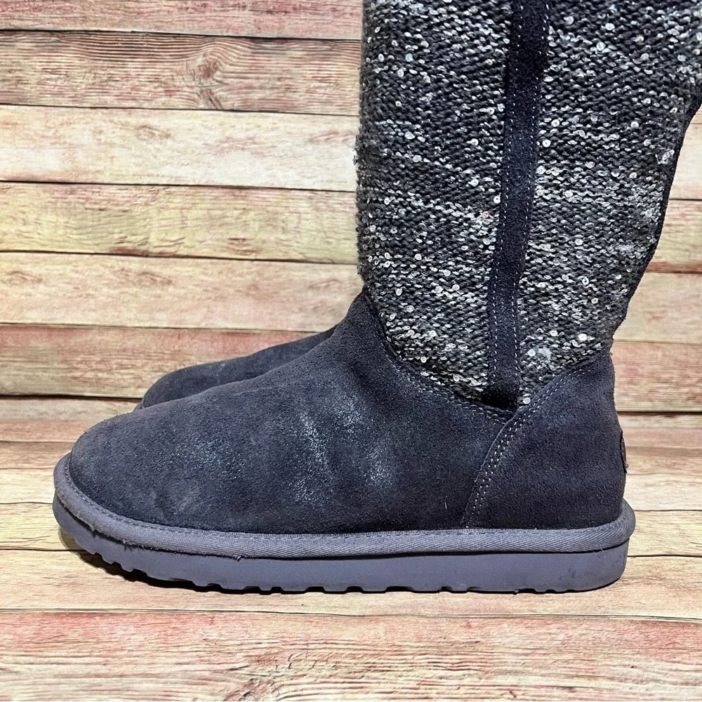 UGG grey whipstitch