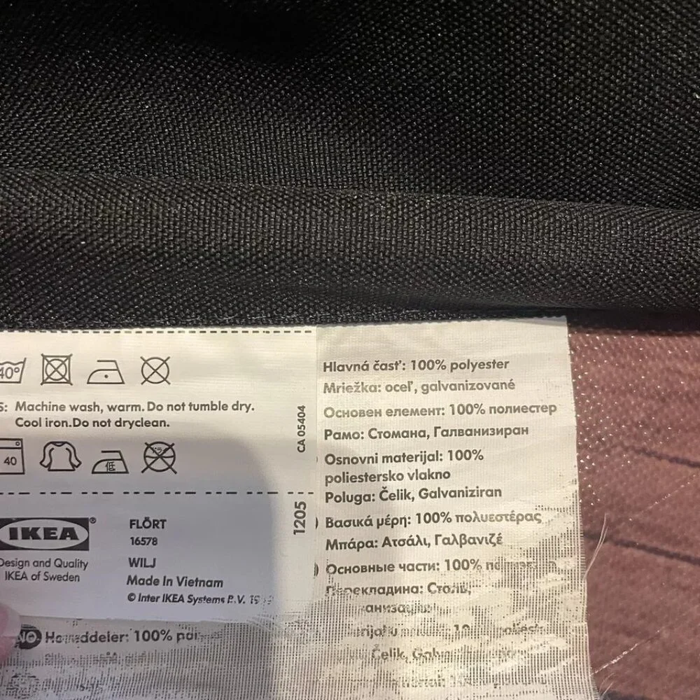 Ikea Flort Remote Control Pocket, Black