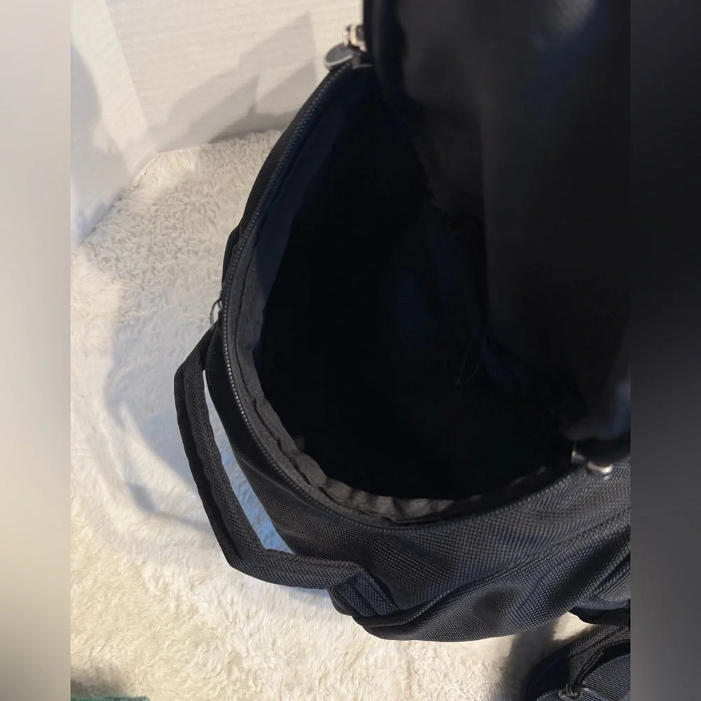 Vintage Jansport black large duffel bag