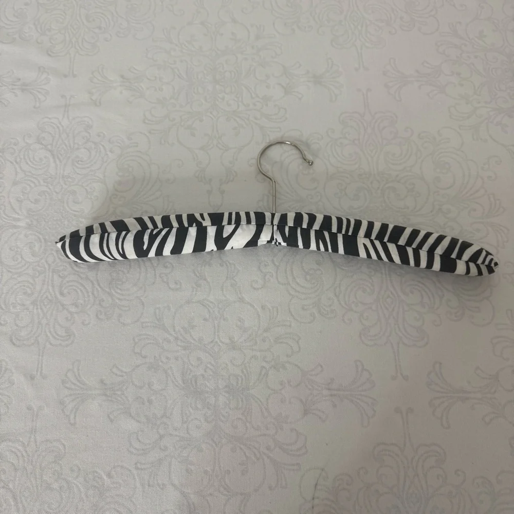 Small Lingerie Zebra Print Stuffed Hanger