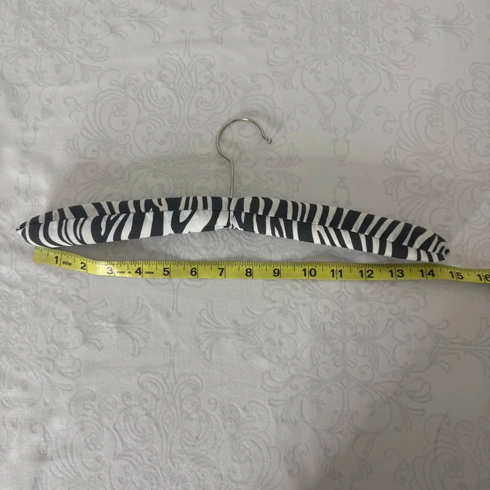 Small Lingerie Zebra Print Stuffed Hanger