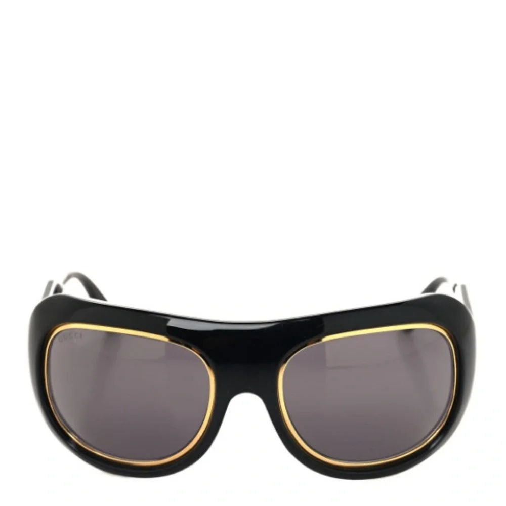 New Authentic GUCCI Acetate Aviator Sunglasses GG1108S Black