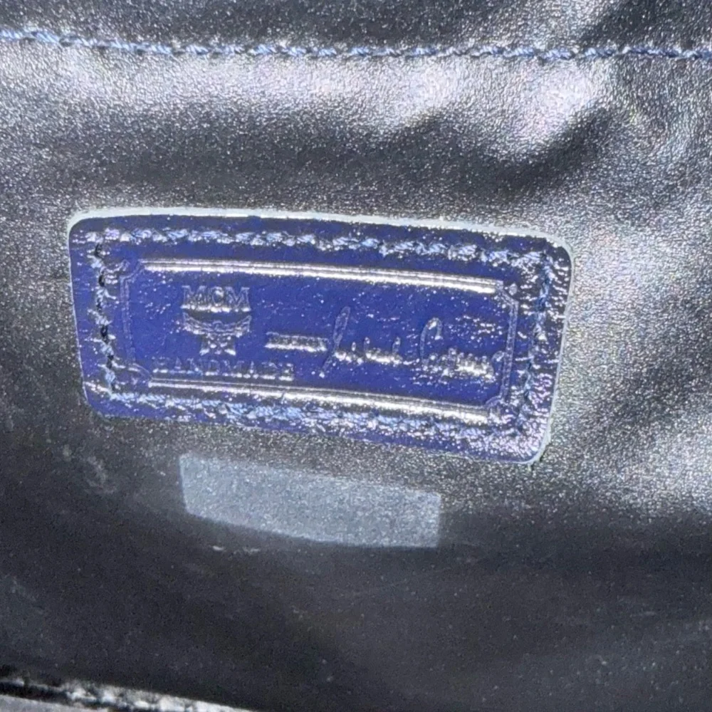 NWOT MCM Monogram Travel Bag, Blue