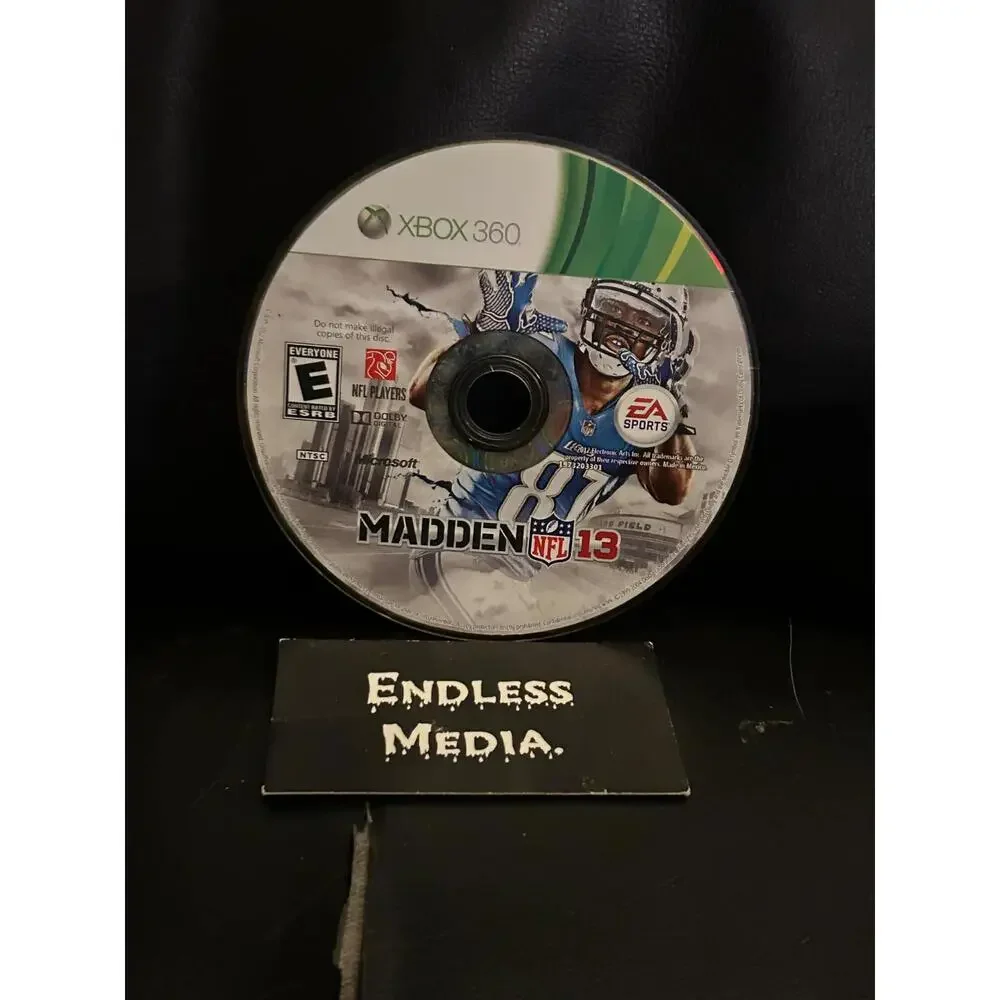 Madden NFL 13 Microsoft Xbox 360 Loose Video Game