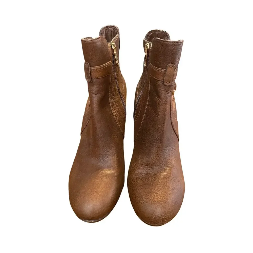 Rockport Ladies Heeled Ankle Boots Brown Designed in Italy Size 7.5 AdiPrene