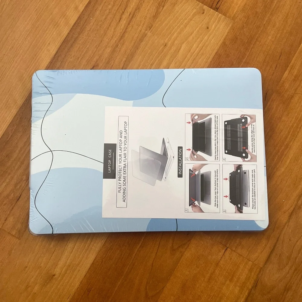 Blue Lines Artwork Printing Hard Case for 13 in MacBook Pro w/ Touch Bar