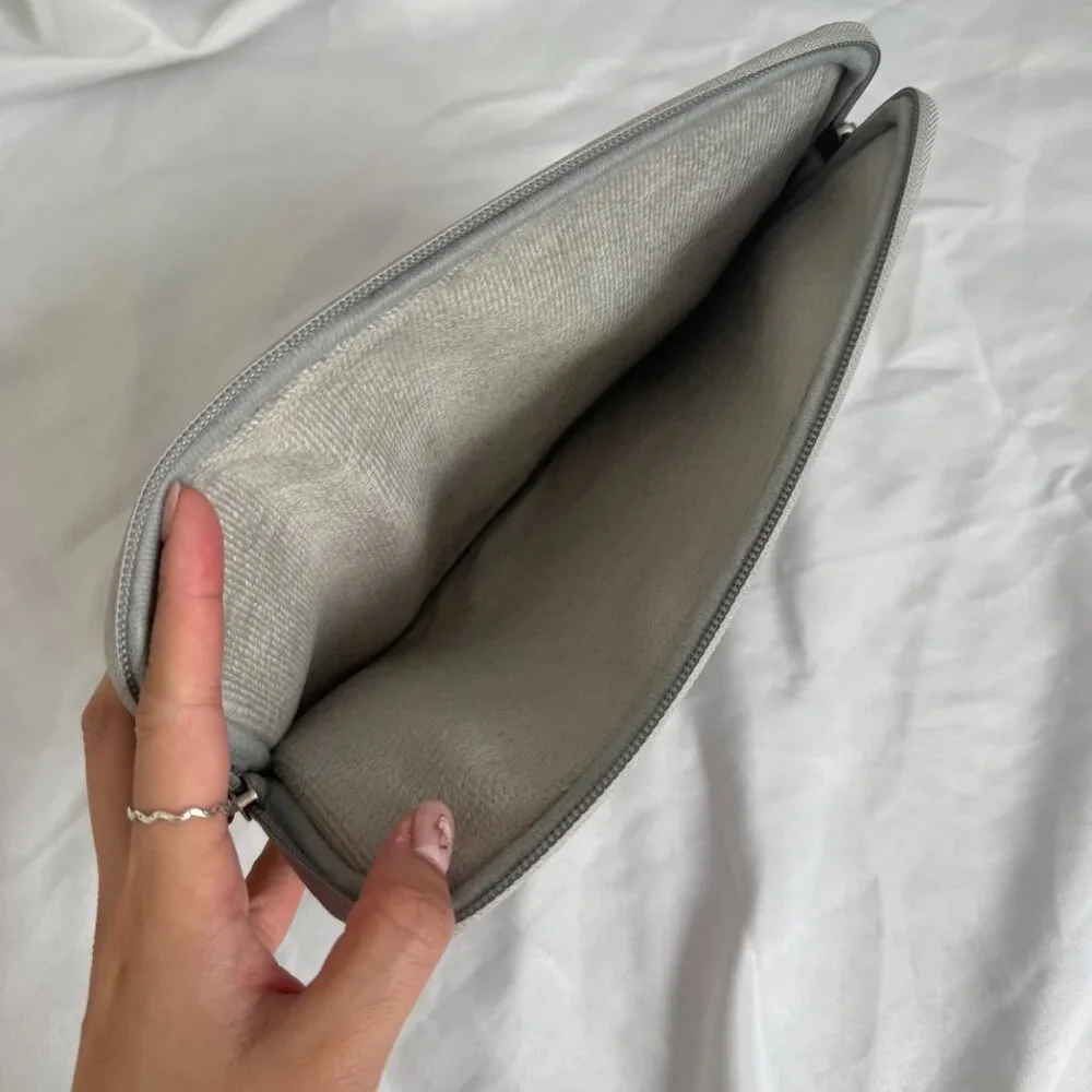 Small iPad Case Cover Pouch - Grey