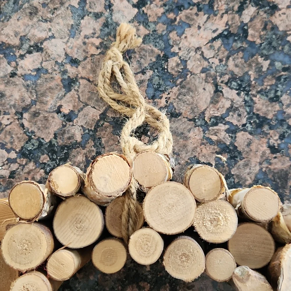 Real wood twig wreath