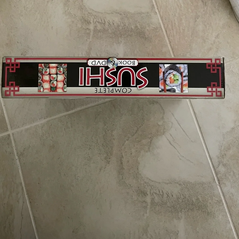 New Hinkler complete sushi book and dvd preparation kit and serving kit