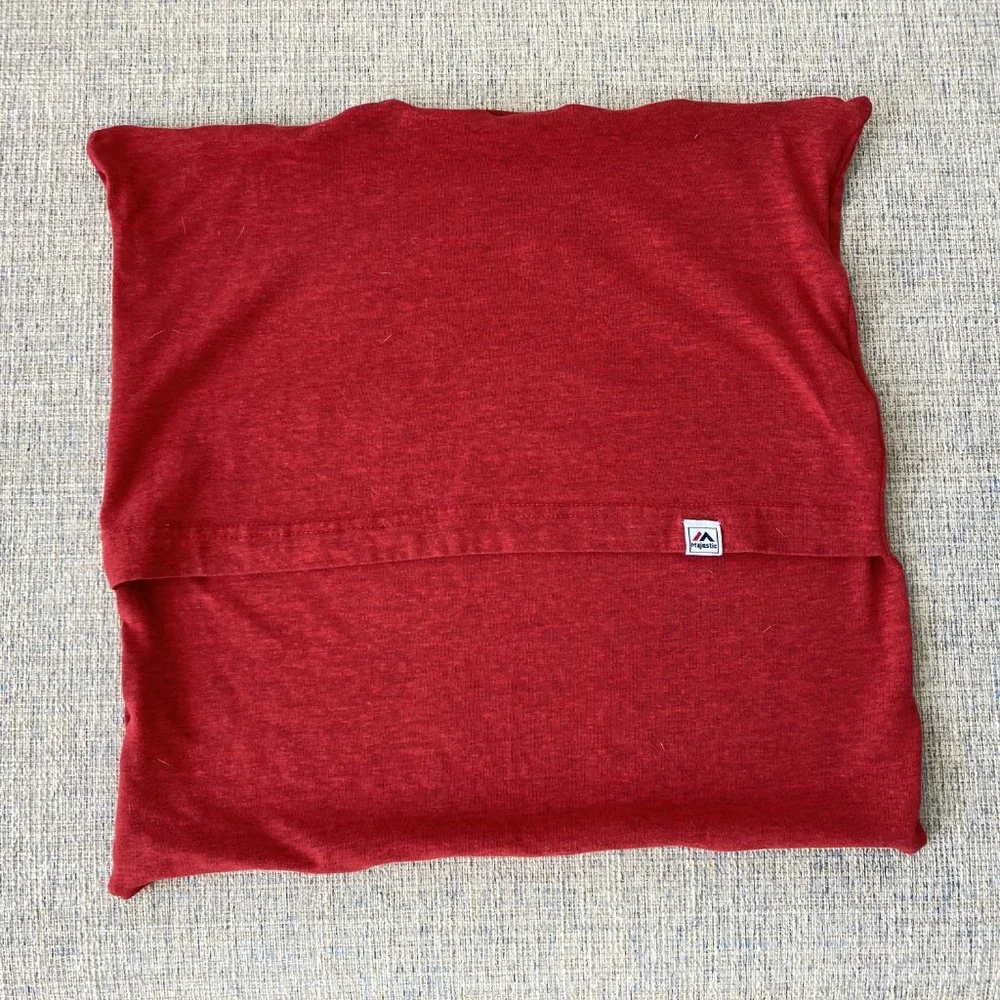 Cincinnati Reds MLB Baseball Handmade upcycled T-shirt 16x16 Throw pillow cover