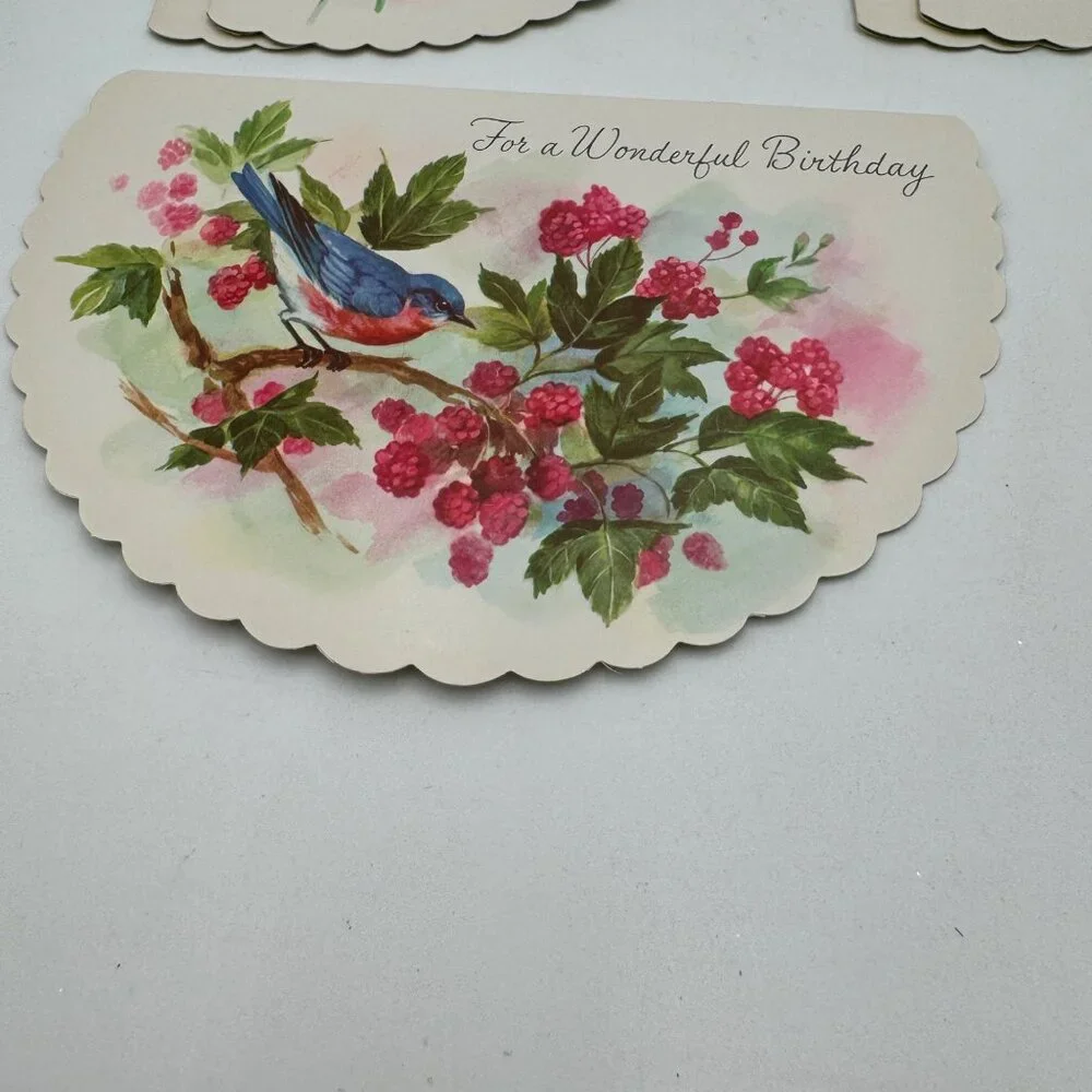 Vintage Greeting card partial set original box 60s 70s