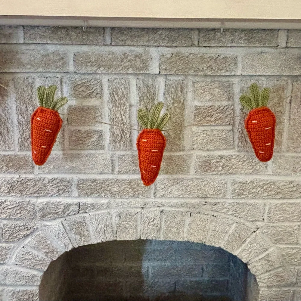 Orange and Green Easter Garland