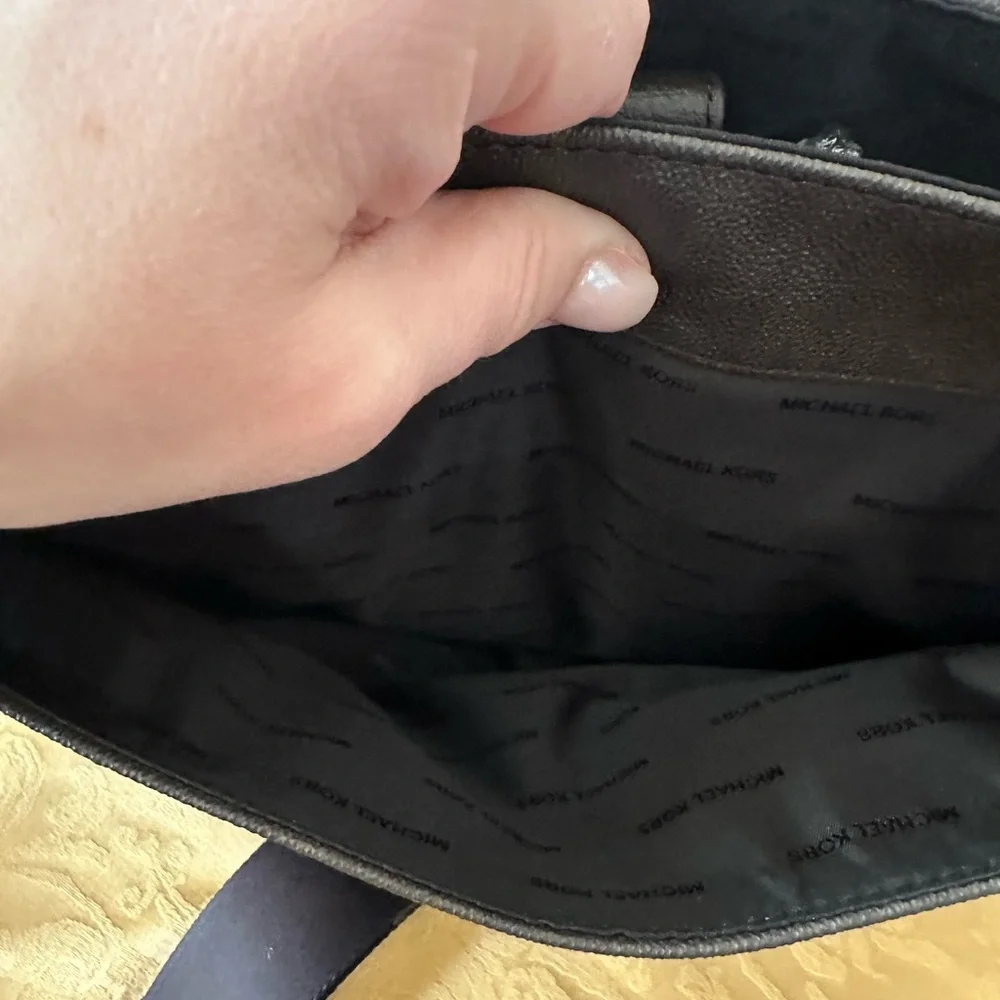 Michael Kors Brown Leather Laptop Bag