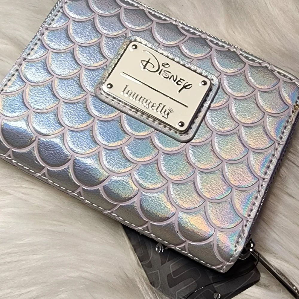Set of 2 Ariel sequin Loungefly backpack&wallet