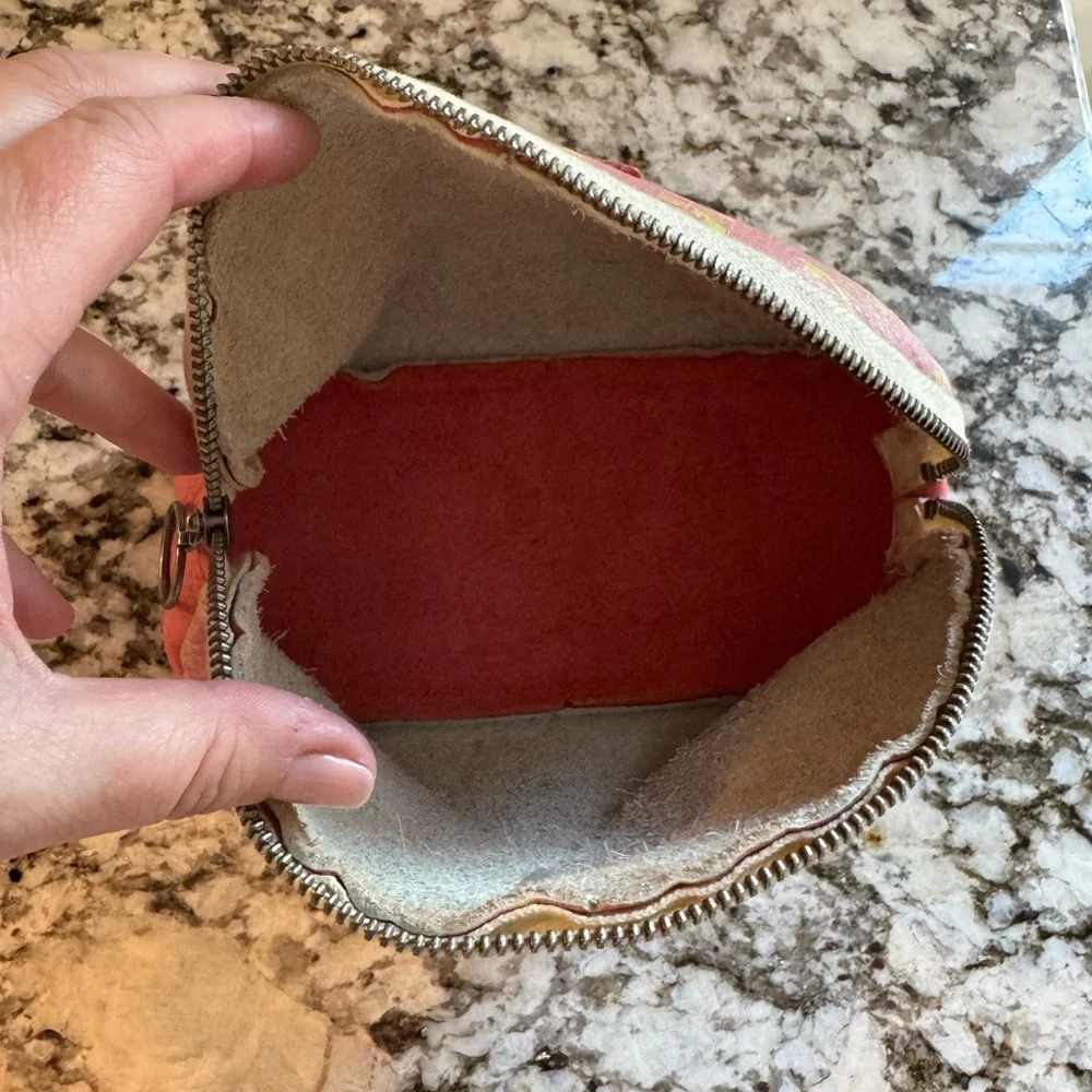 Freshly Picked + The little milk Bar COLAB Leather Milk Bar Cosmetic Pouch