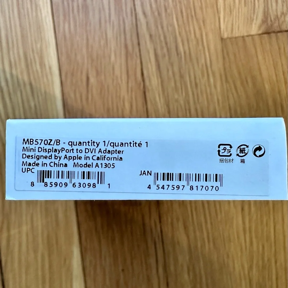 Apple mini displayport