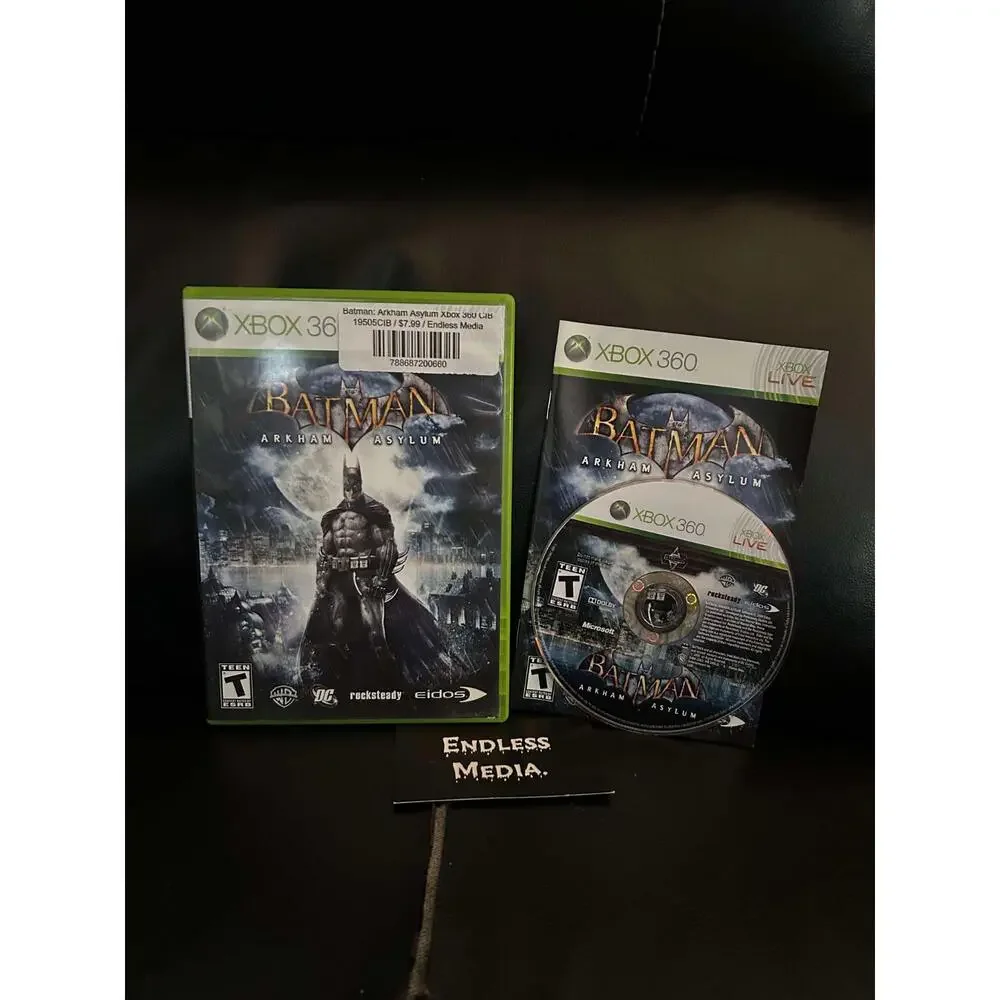 Batman: Arkham Asylum Microsoft Xbox 360 CIB Video Game