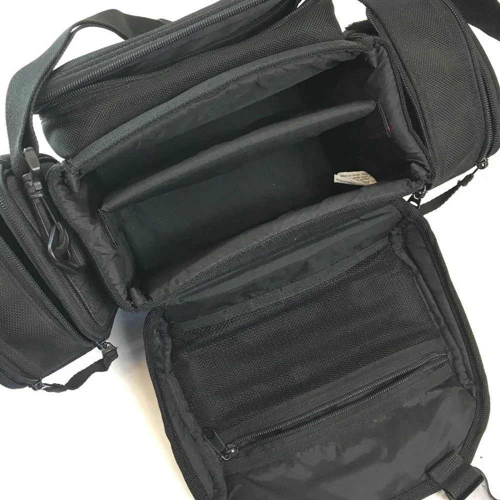 KODAK Nylon Camera Padded Gadget Bag Carrying Case w Detachable side Cases EUC