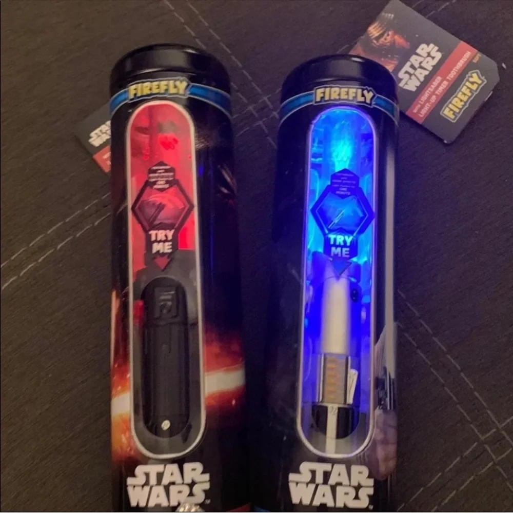 🚀🚀Starwars Lightsabers Light & Sound Toothbrushes🚀🚀
