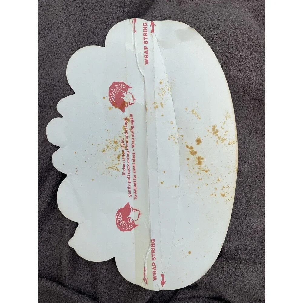 Vintage Chuck E. Cheese Happy Birthday Visor 90s