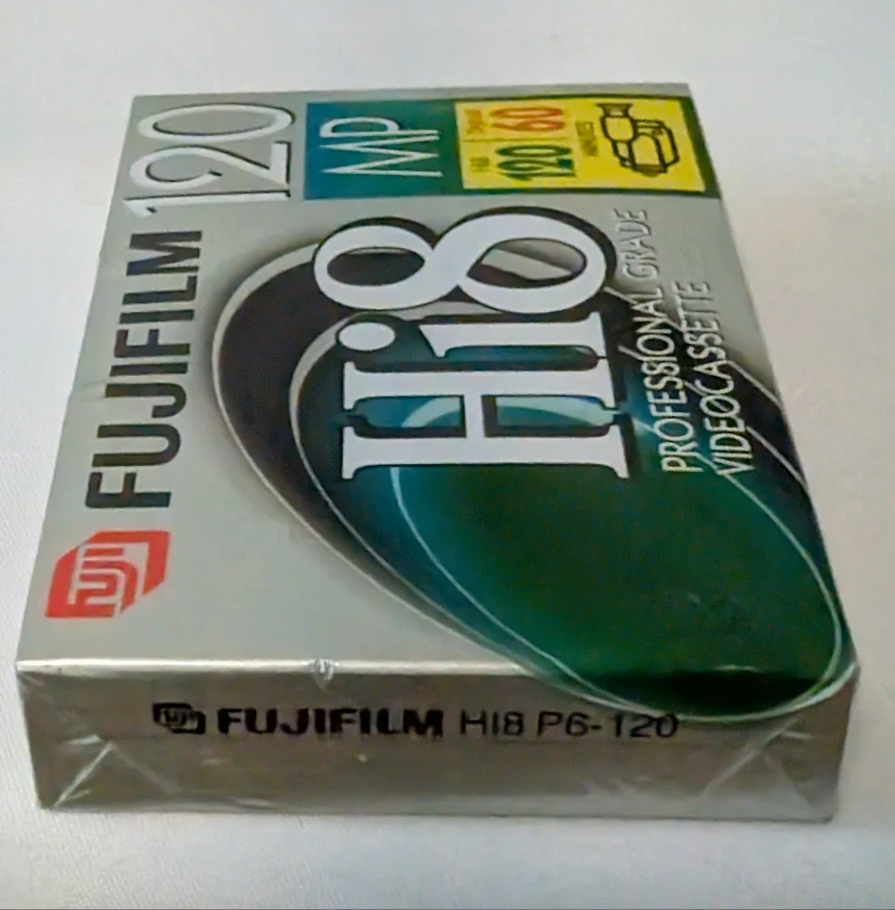 SALE ! FUJI FILM Hi8 Sealed New Blank Videocassette 120 MP P6-120 Fuji Cassette
