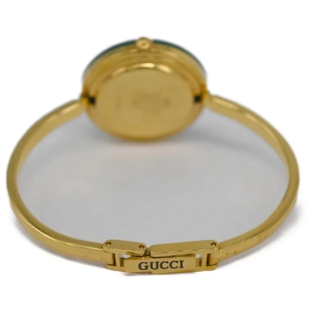 GUCCI RARE 14k Gold Plated VINTAGE STATEMENT PIECE WATCH