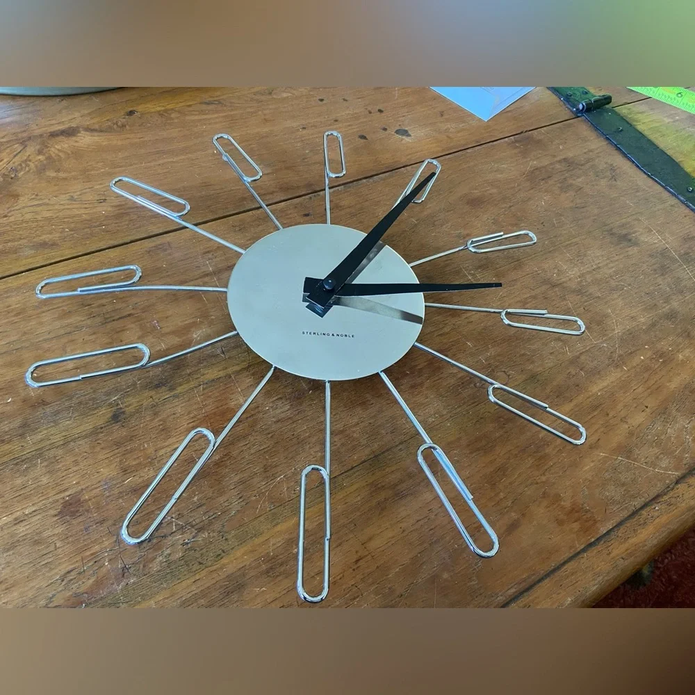 Sterling & Noble Retro Style Wall Clock