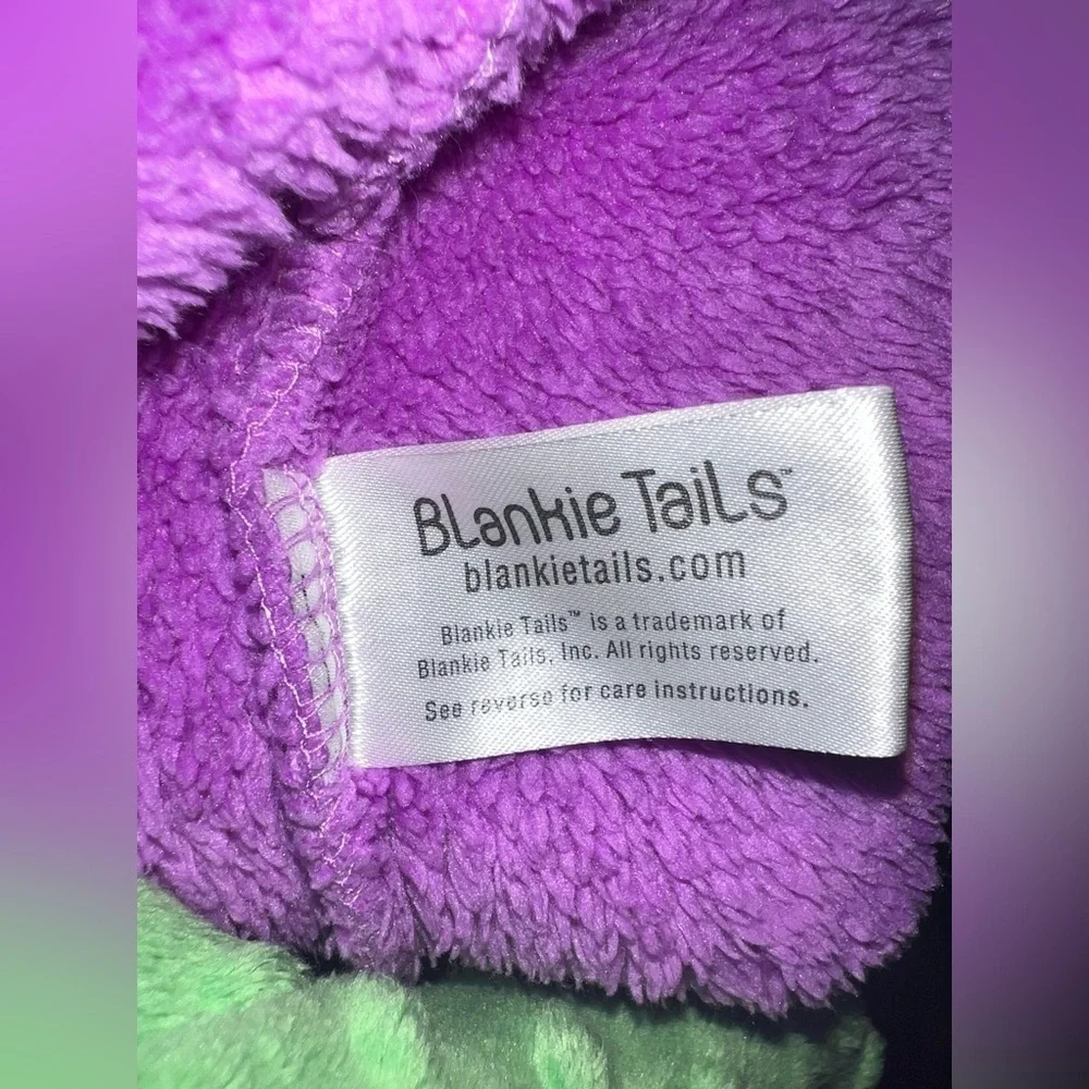 Blankie Tails Mermaid Blanket Purple and Green