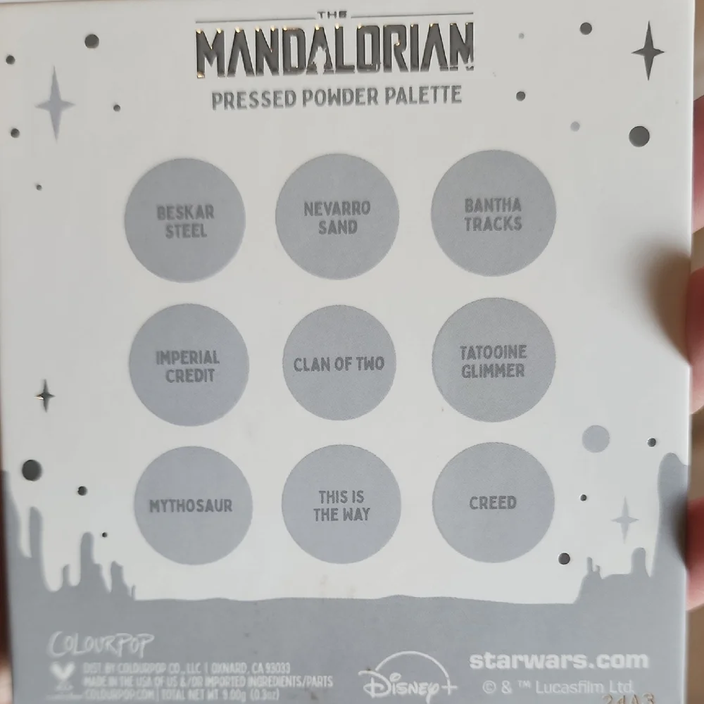 ColourPop The Mandalorian Pressed Powder Palette