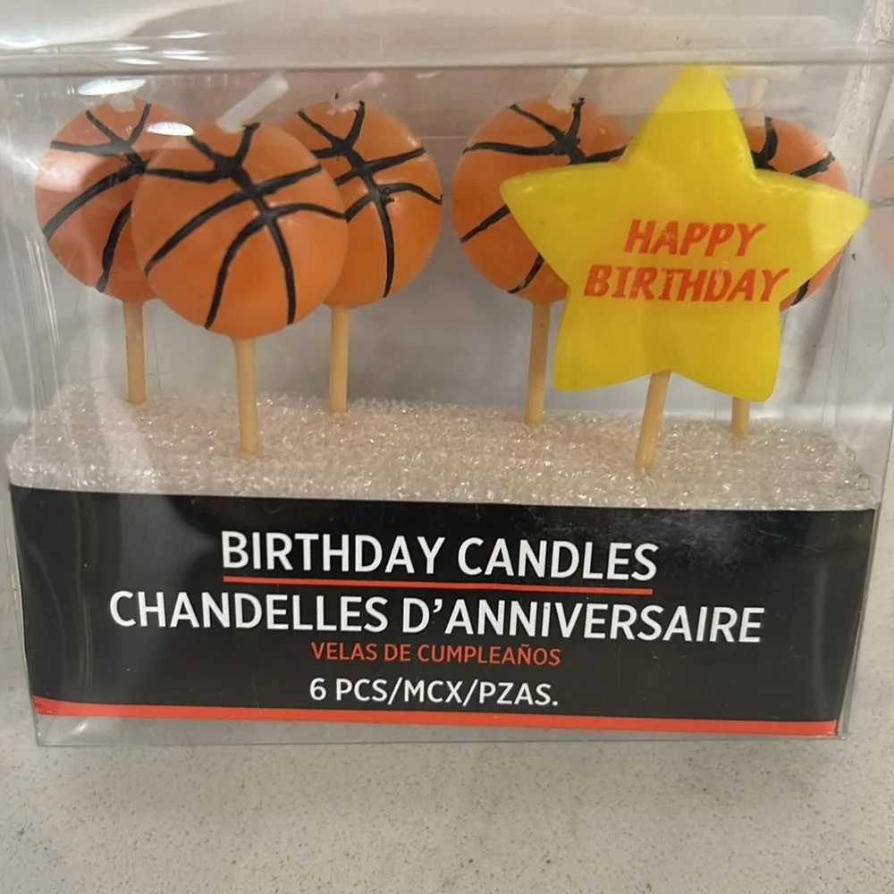 🏀 BASKETBALL birthday candles