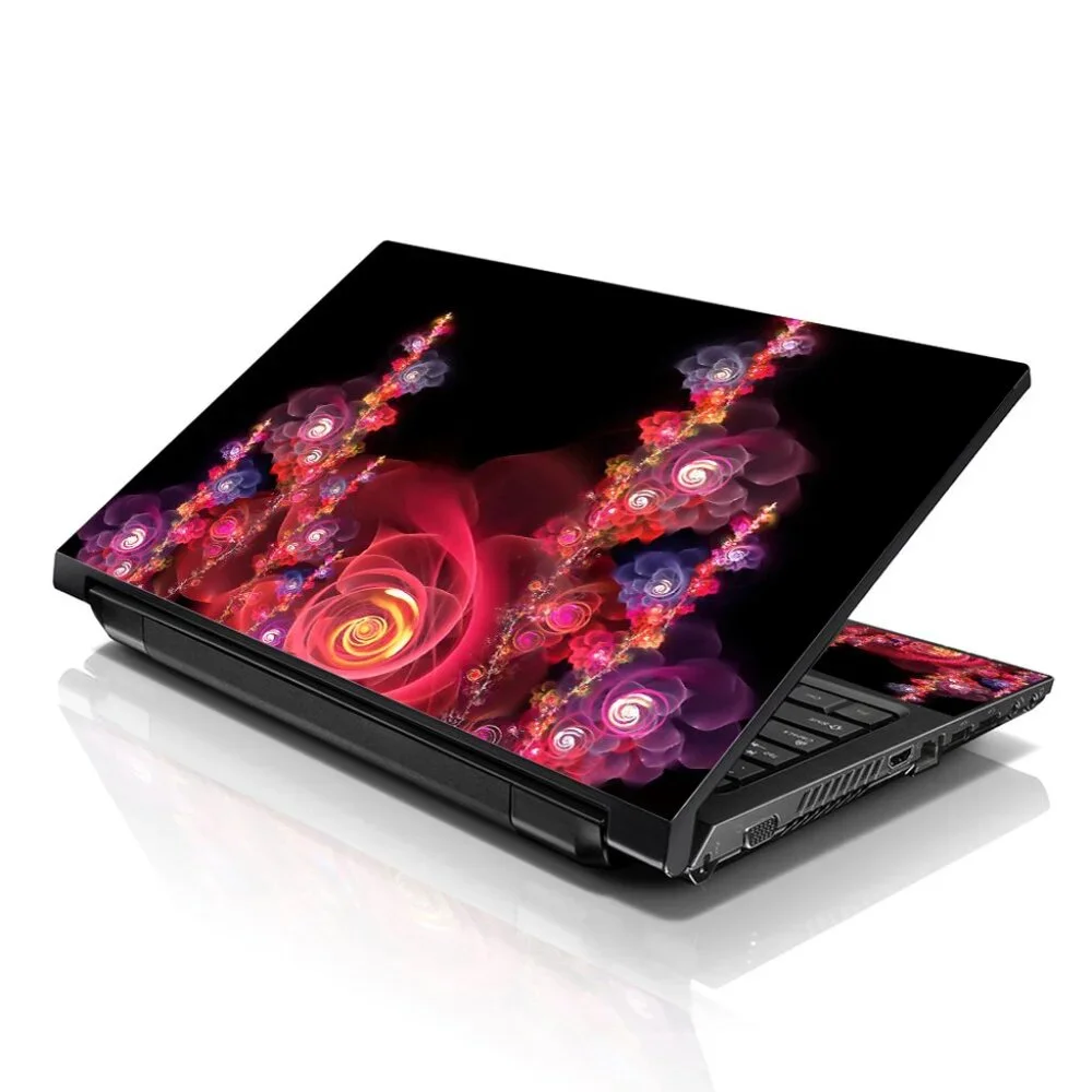 LSS 15.6 & 17.3 Inches Laptop Notebook Skin Sticker Decal - Twilight Floral