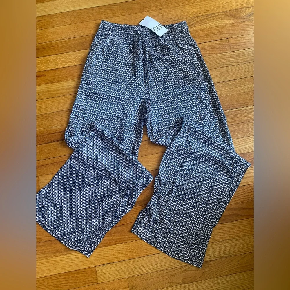 Zara Geometric Patterned Pants